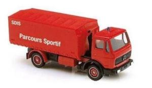 MERCEDES-BENZ BERCE SDIS 01 PARCOURS SPORTIF POMPIERS 1:50 SOLIDO II