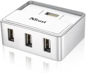 4 Port USB 2.0 Hub for Mac & Windows PC Trust