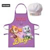 Mgs33 Tablier Enfant Today motif Pat patrouille Fille + Chapeau de Chef ,enfant,Tablier de Cuisine pour Enfants Tabliers Enfants