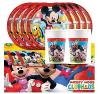 kit anniversaire ( cde 7 ) Mickey Mouse kit de fête d'anniversaire pour 16 